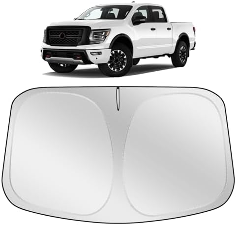 XHRING Windshield Sun Shade for Nissan Titan 2023-2024