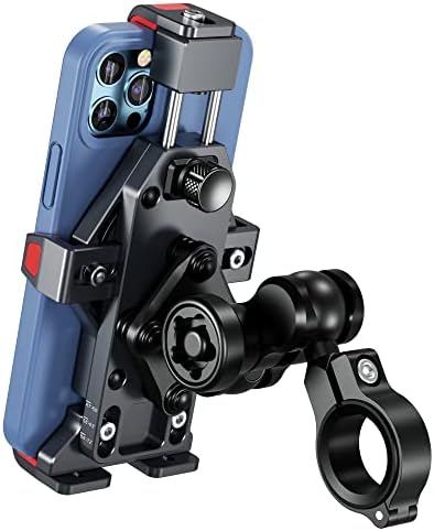 BRCOVAN Motorcycle Phone Mount with Secure Lock and Vibration Dampener