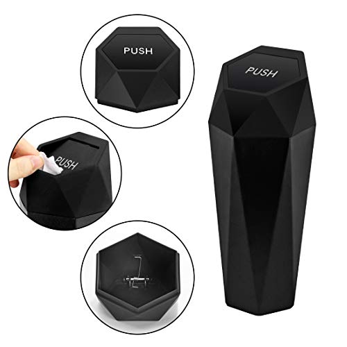 OUDEW Car Trash Can with 30 Detachable Bags