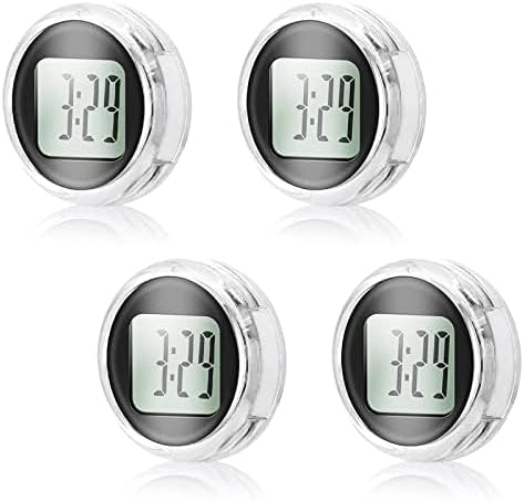 DDSKY Waterproof Motorcycle Digital Clock 4-Pack 11 Inch Diameter