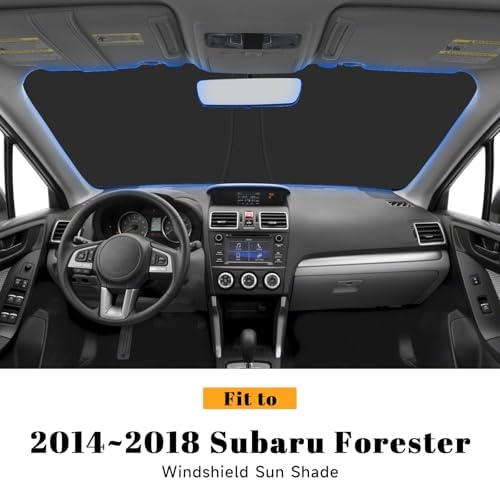 PeakPurit Car Windshield Sun Shade for Subaru 2014-2018 Forester