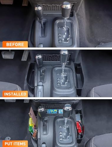 Savadicar GT-3 JK Shifter Storage Box Black