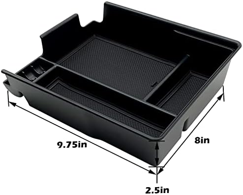 EVTIME Center Console Organizer for Hyundai Palisade 2020 2021 2022 Black