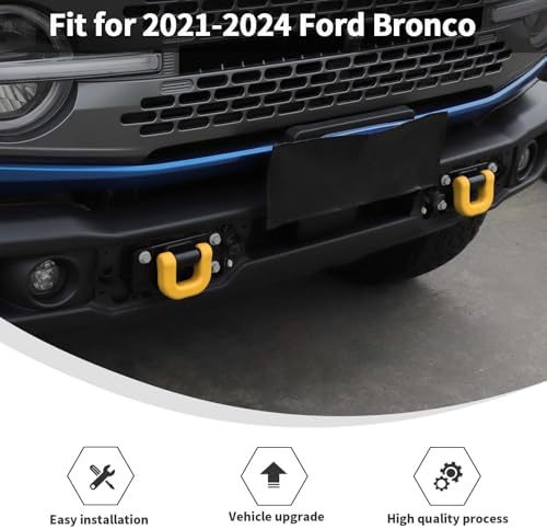 Linskip Tow Hook Covers for Ford Bronco 2021-2024