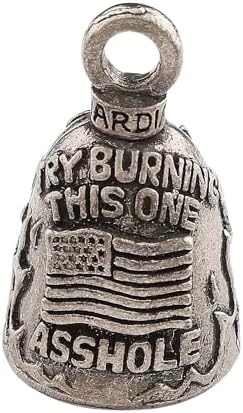 Guardian Bell USA Flag Keychain for Motorcycle
