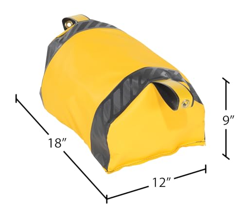 Vestil DRAFT-18-YL Vinyl Dock Seal Draft Blocker 18 In
