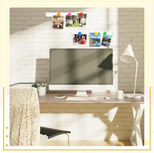 18 Pcs Magnet Bulletin Board Strips Frameless Stainless Steel