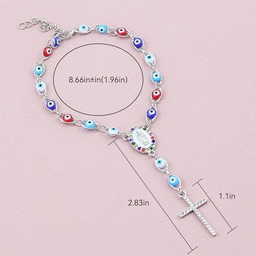 Evil Eye Cross Car Hanging Decor Accessory