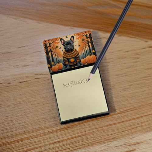 Carolines Treasures Black French Bulldog Sticky Note Holder