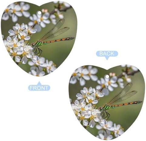 Dragonflies on Flowers Car Air Freshener 3-Pack Black Style