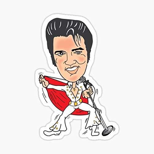 Elvis The King Art Wall Laptop Sticker for Windows Cars Trucks