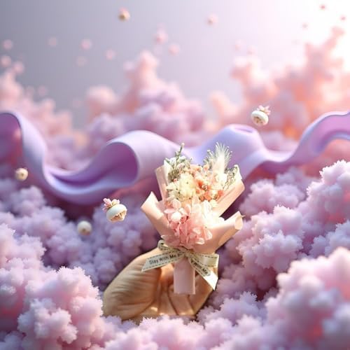 Pink Mini Dried Flower Car Air Vent Clip Freshener
