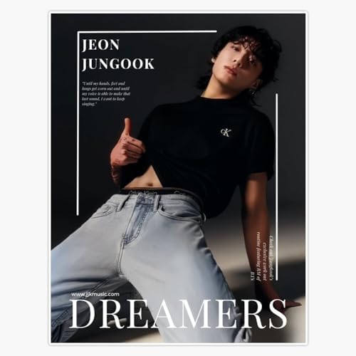 LAD Studio Jungkooks Dreamers Bumper Sticker Vinyl Decal 5 Inch