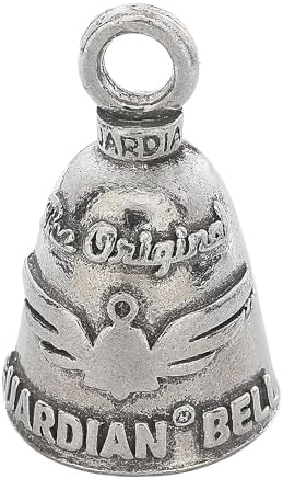 Guardian Bell Original Good Luck Bell with Keyring and Black Velvet Gift Bag