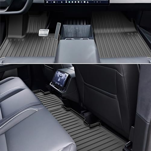 PawteIin Tesla Cybertruck Floor Mats 2023 2024 2025 Set of 6