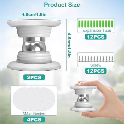 SUNCARACCL 2 PCS RV Magnetic Door Catch