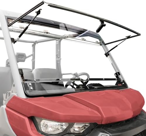 StarknightMT Flip Windshield for Can-Am Defender 2016-2024