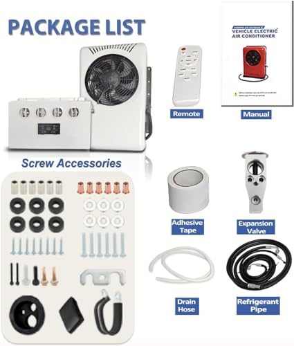 Mieligo 12V Mini Split Air Conditioner 8500BTU