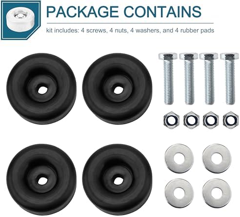 Round Rubber Trailer Bumpers 25 Inches 4 Pack with Hardware