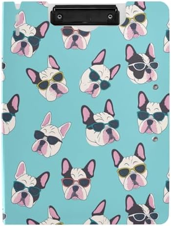 French Bulldog A4 Clipboard Folder with 360 Fold Design