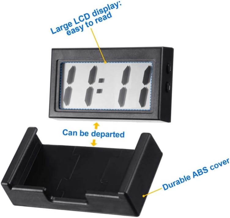 Shudyear Small Digital Clock with Jumbo LCD Display 1