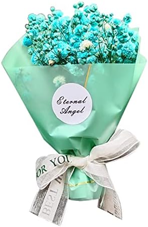 Dried Flower Gypsophila Car Aromatherapy Clip Blue 1
