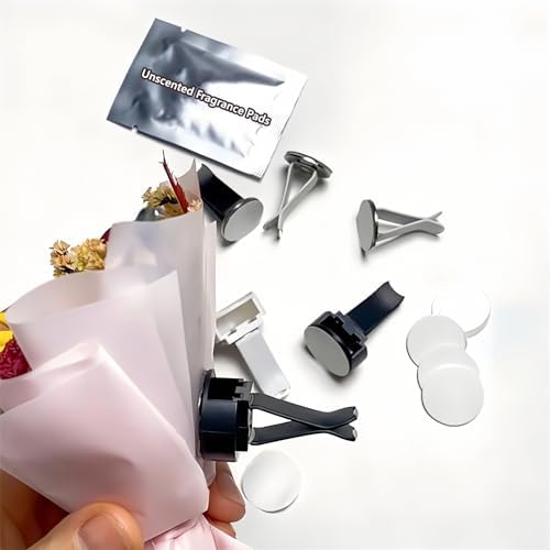 Mini Dried Flower Car Vent Clip Air Freshener