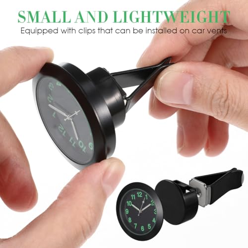 Mini Luminous Car Vent Clock with Clip Universal Quartz