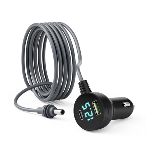 Starlink Mini Car Adapter 10FT Digital Display 12V-24V Power Cable