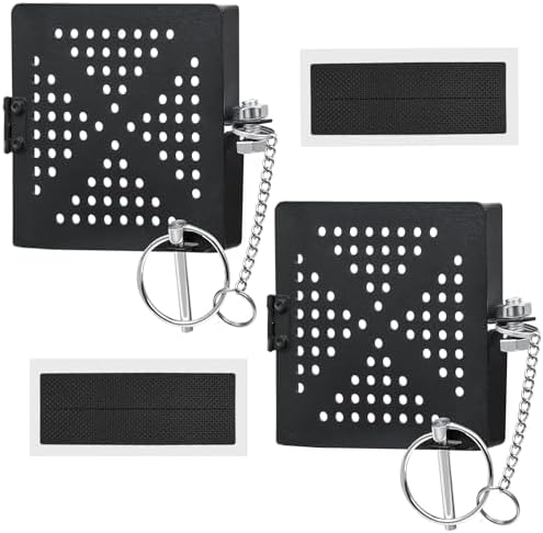 2 Pack 4 Inch Metal RV Bumper End Cap Covers