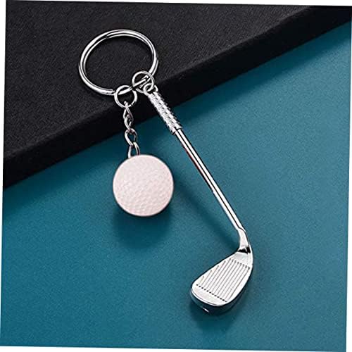 3pcs Golf Keychain Backpack Charms Durable Keyring Holders for Golf Lovers