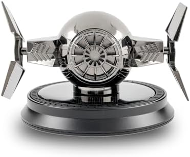Solar-Powered Car Air Freshener with Rotating Aromatherapy