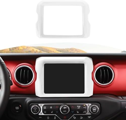 RT-TCZ Jeep JL Center Console Radio Trim Cover 84 inch White