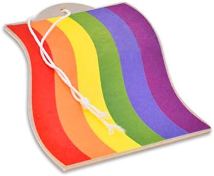 Rainbow Rides Pride Wavy Flag Air Freshener 6-Pack