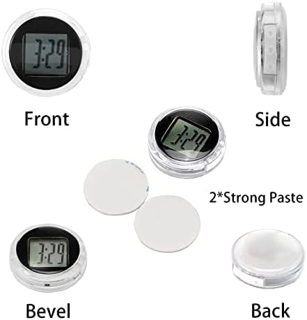 DDSKY Waterproof Motorcycle Digital Clock 4-Pack 11 Inch Diameter