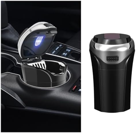 Car Ashtray with Lid USB Cigarette Lighter