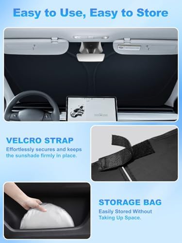 INSAUTO Windshield Sun Shade for 2022-2025 Nissan Pathfinder