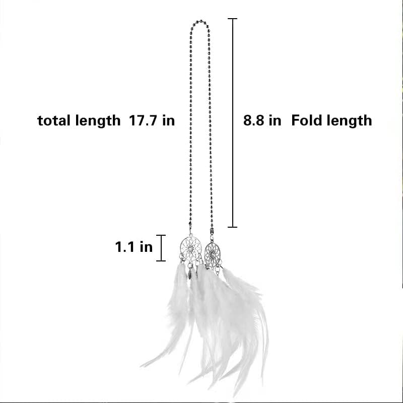 Dream Catcher Car Mirror Decor for Women Pink