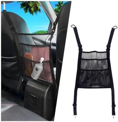 Zipelo 3 Layer Car Mesh Organizer with Hooks