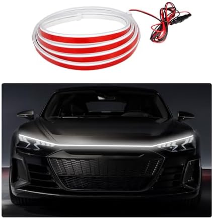 59 Inch Car Hood LED Light Strip with Dynamic Scan Effect