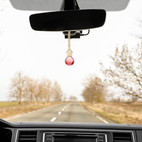 Uxcell 4pcs Hanging Car Air Freshener with Wooden Cap