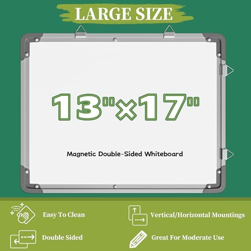 Polegas 17x13 Magnetic Dry Erase Cork Wall Board