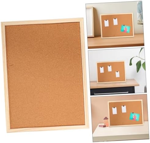 Office Memo Board Corkboard with White Frame Set Decorative