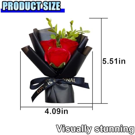Mini Bouquet Car Vent Clip Cute Rose Air Freshener Decor