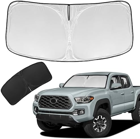 ZOIBV Windshield Sunshade for Toyota Tacoma 2016-2026