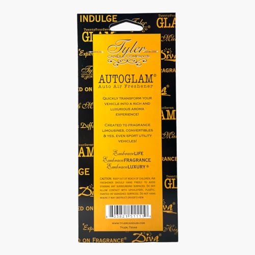 Tyler Candle Co Autoglam Air Freshener - Diva Scent Set of 3