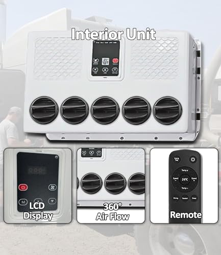 Mieligo 12V Mini Split Air Conditioner 8600BTU