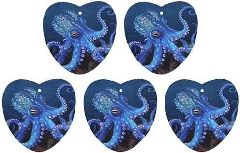 Blue Octopus Car Air Freshener Incense Chips 5 Pack