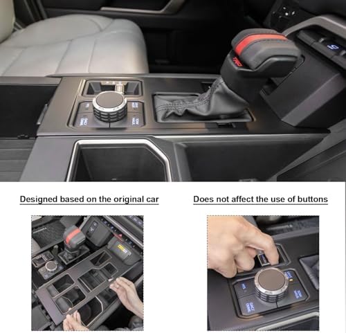 JDMCAR Gear Shift Panel Trim Cover for Toyota Tundra Sequoia 2022-2025
