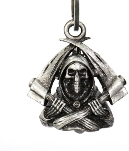 Milwaukee Leather Motorcycle Good Luck Bell Key Chain